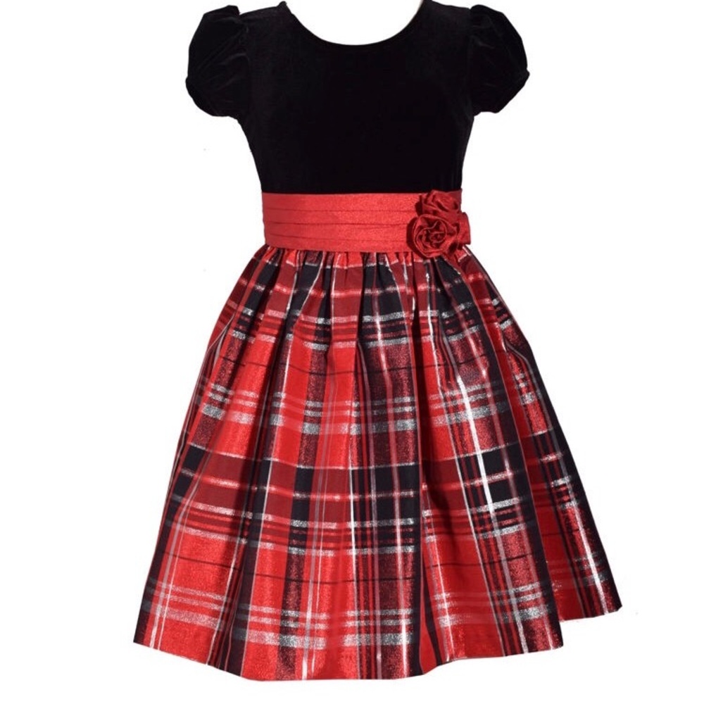 Bonnie Jean Girls Size 8 Christmas Dress